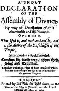 Westminster Assembly Decree