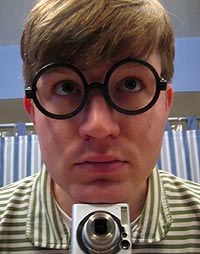 Jon in Harry Potter Glasses