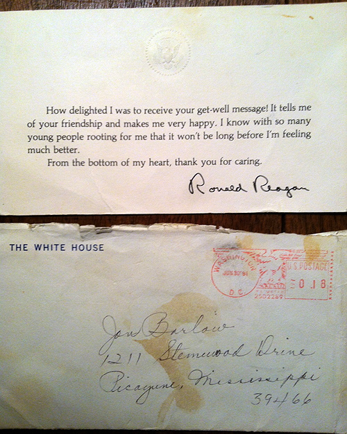 letter from ronald reagan